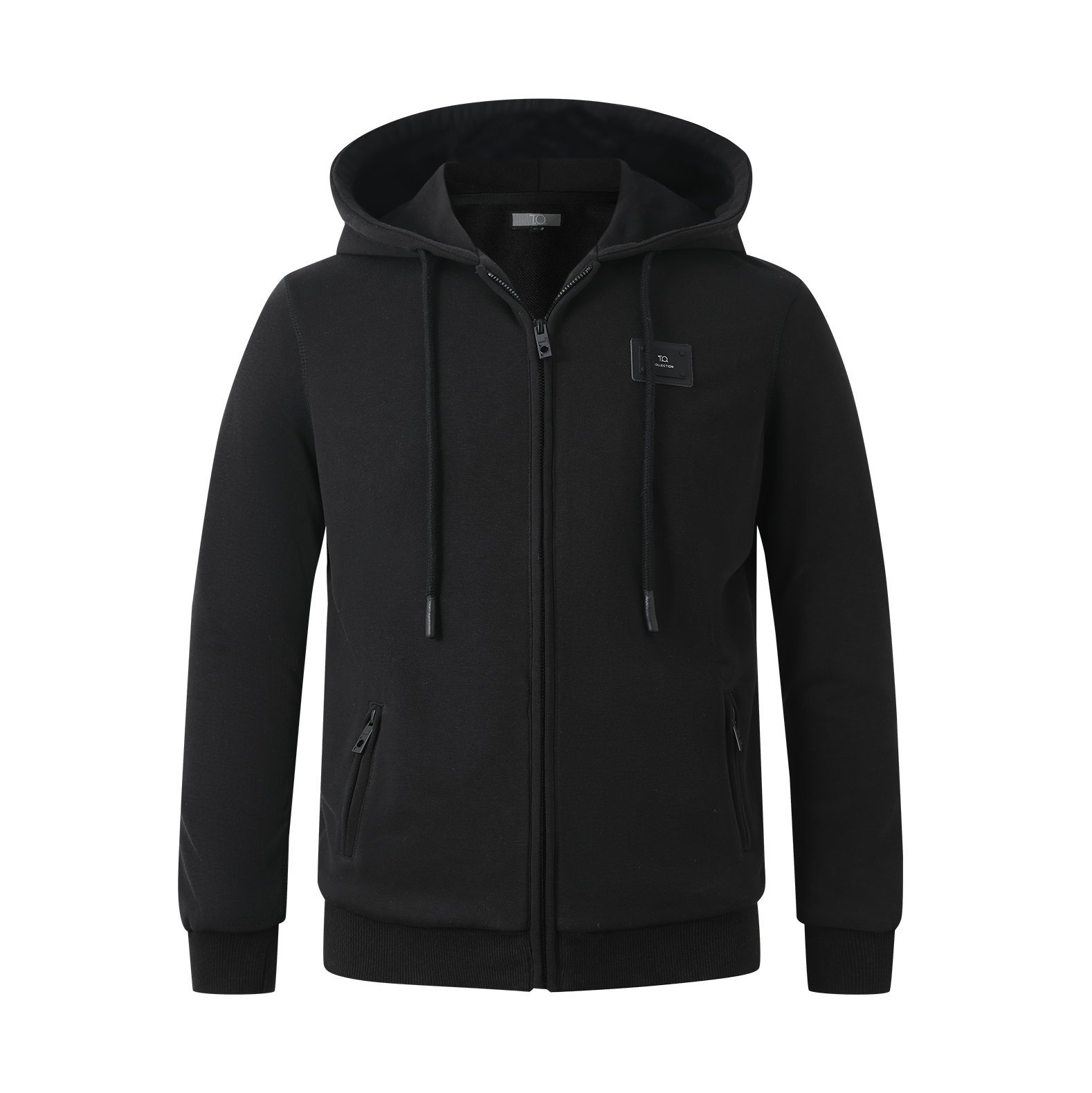 T.O. Collection Kids's Dulce Black Hoodie - No Fur – The His Place