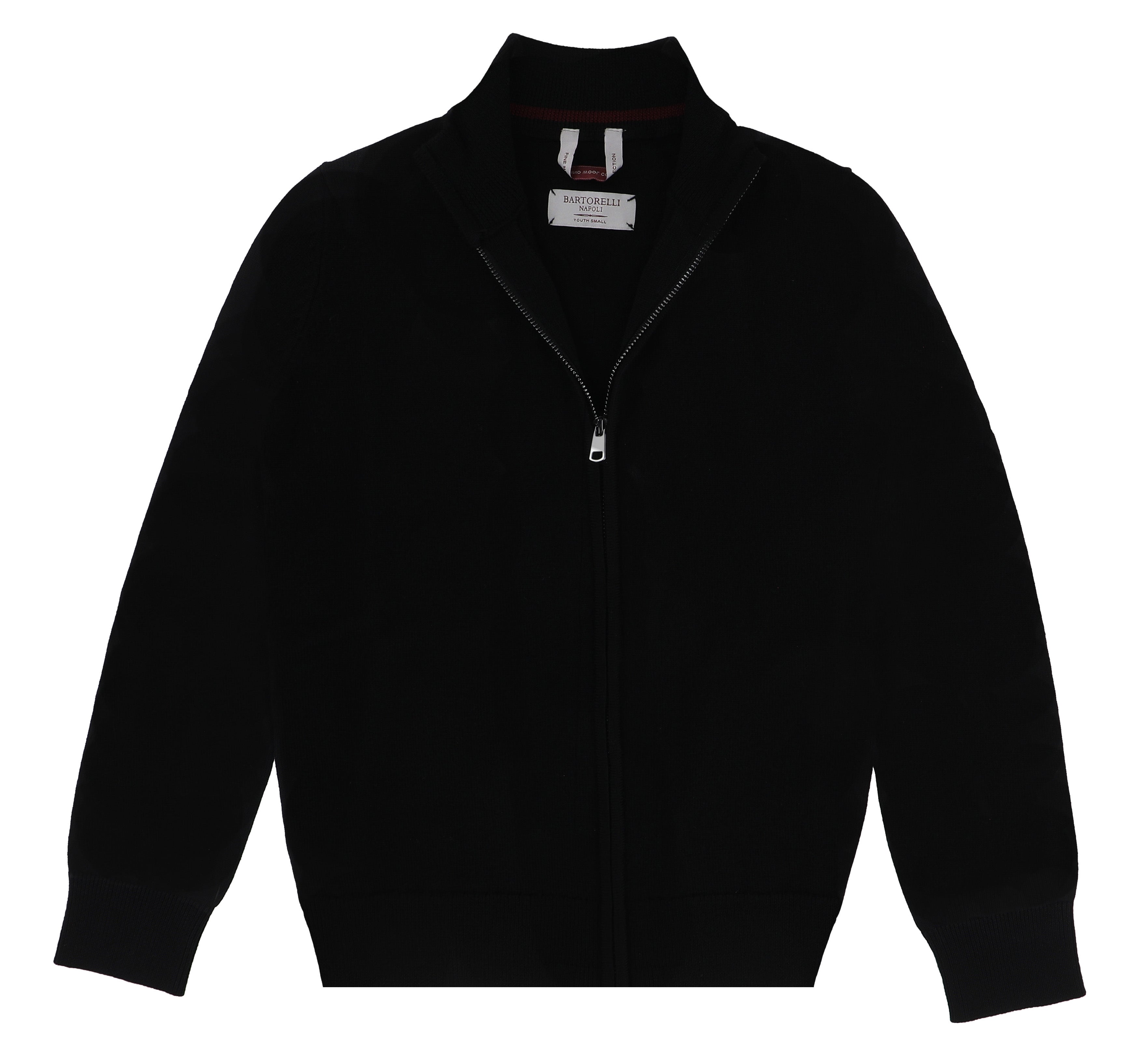 Bartorelli Napoli Merino Wool Boy's Full Zip Sweater – The His Place