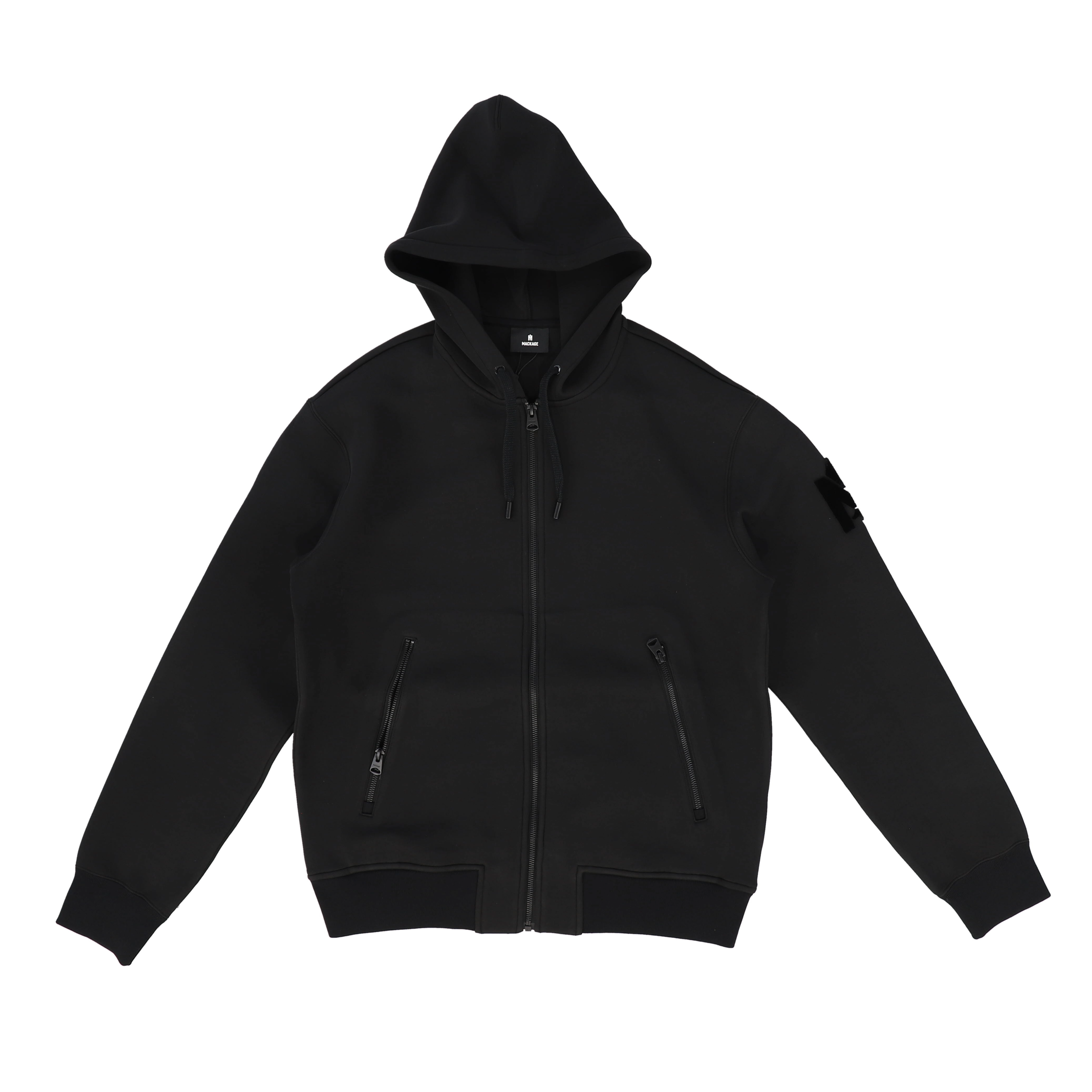 Men's Mackage Krys-HP Unisex Zipup Hoodie - Black – The His Place