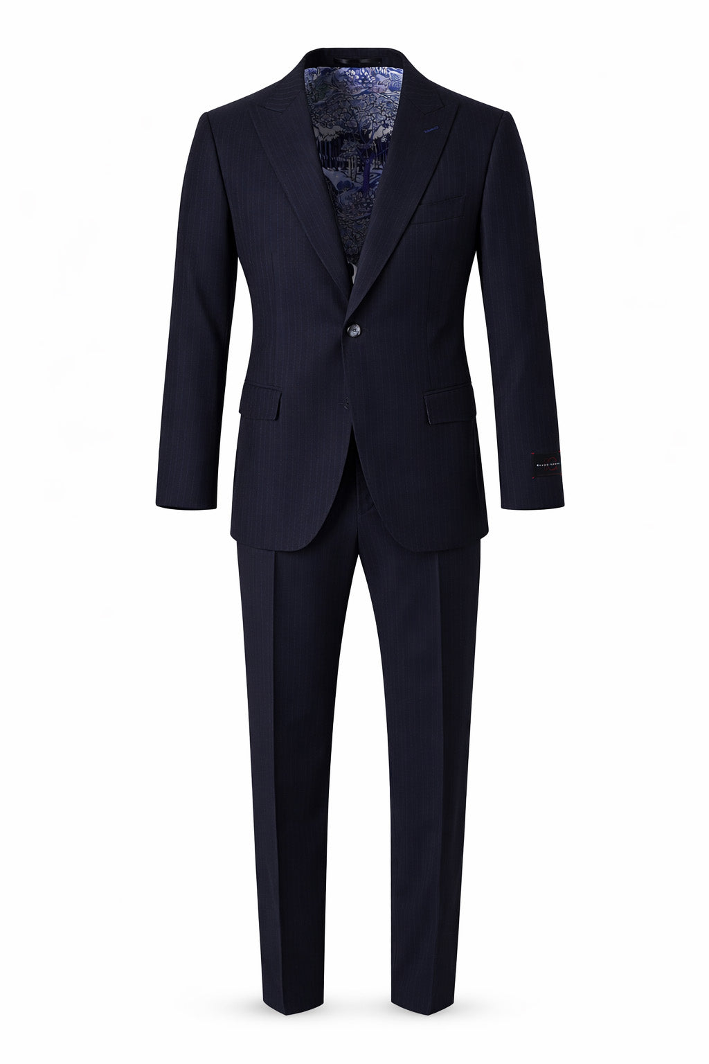 Boy's Black Label Peak Lapel Suit Boy's Black Label Peak Lapel Suit