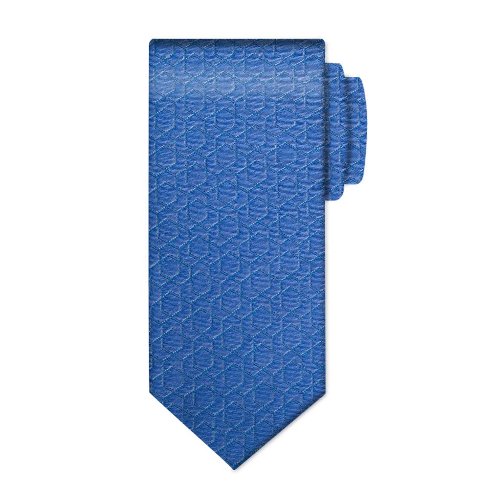 Mens Titanium Verse Tie - Blue – The His Place