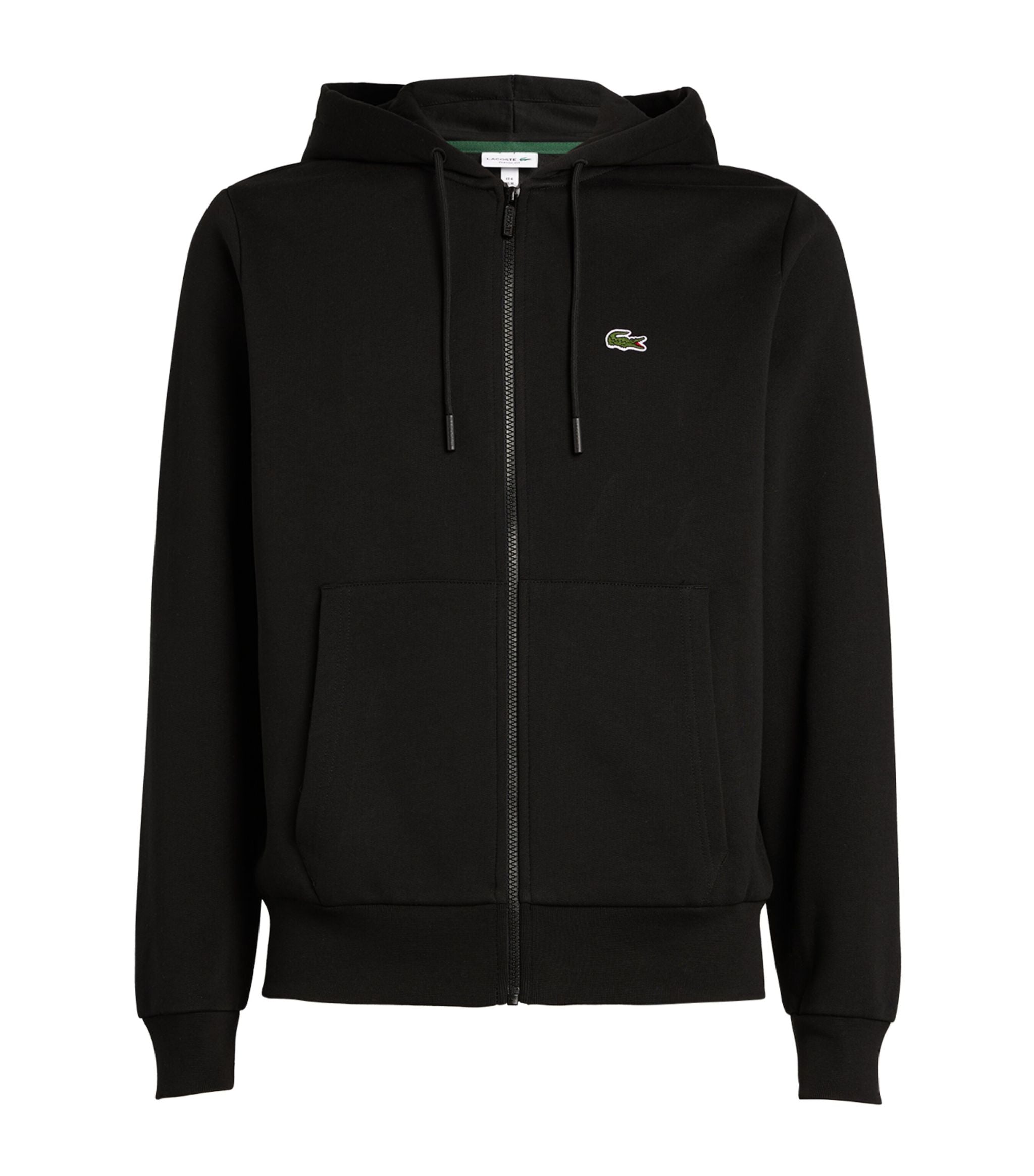 【即完品】CLUBHAUS x Lacoste Sweat - Black Men's Lacoste Zipup Sweatshirt - Black – The His Place