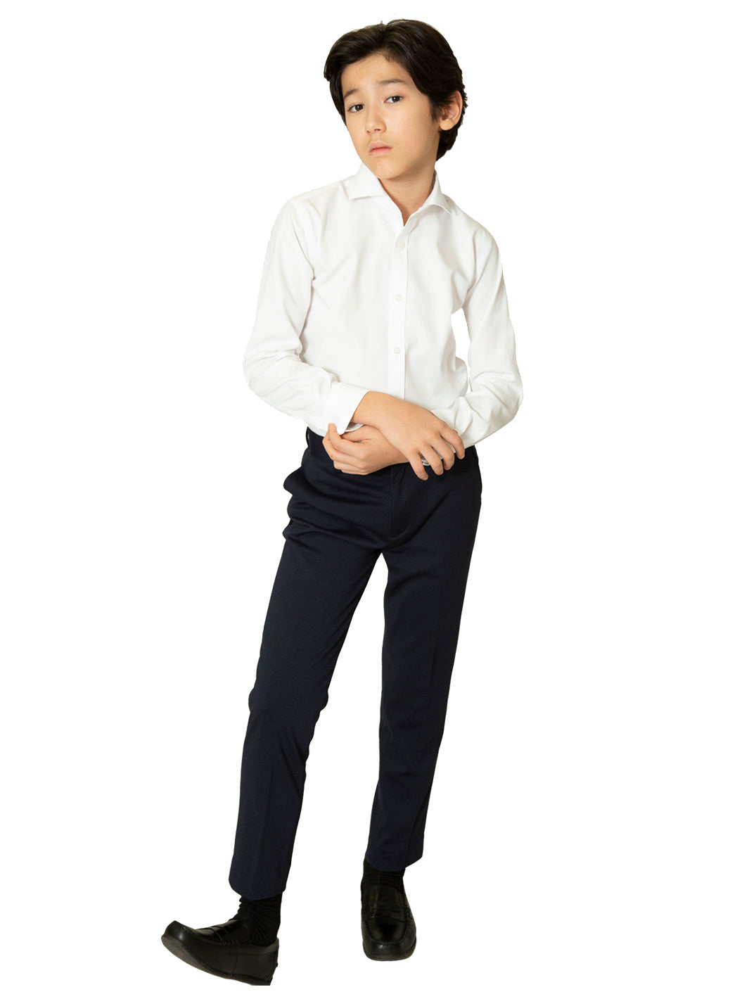 T.O. Boy's Soho Stretch Pants - Navy – The His Place