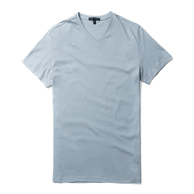 Georgia V-Neck T-shirt In Baby Blue