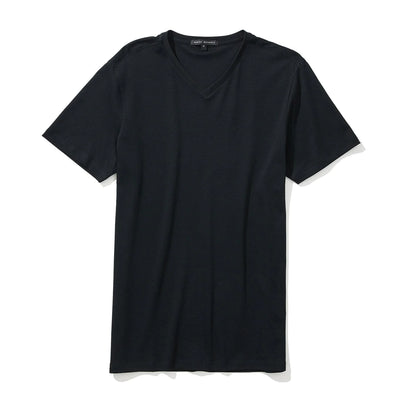 Georgia V-Neck T-shirt In Black