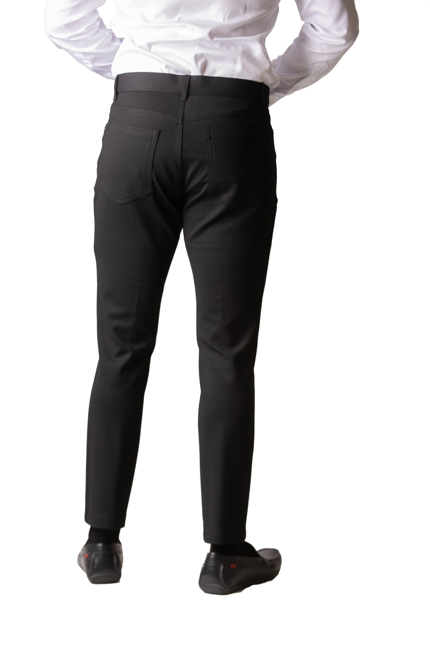 Boy's 5-Pocket Basic Stretch Pants - Black