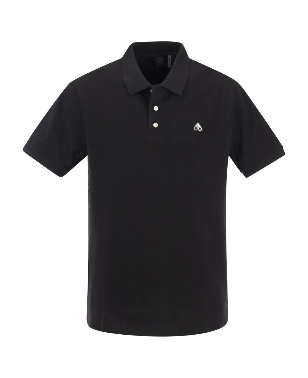 Tシャツ・カットソー MOOSE KNUCKLES Men T-shirt Black M15MT776 292 Moose Knuckles Maurice Black T-Shirt – Puffer Reds