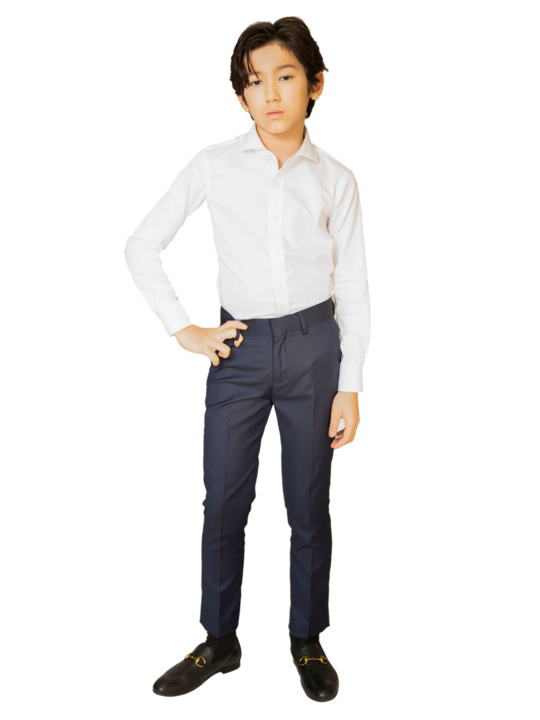 Boy's TR Suit Separate | Black-on-Blue