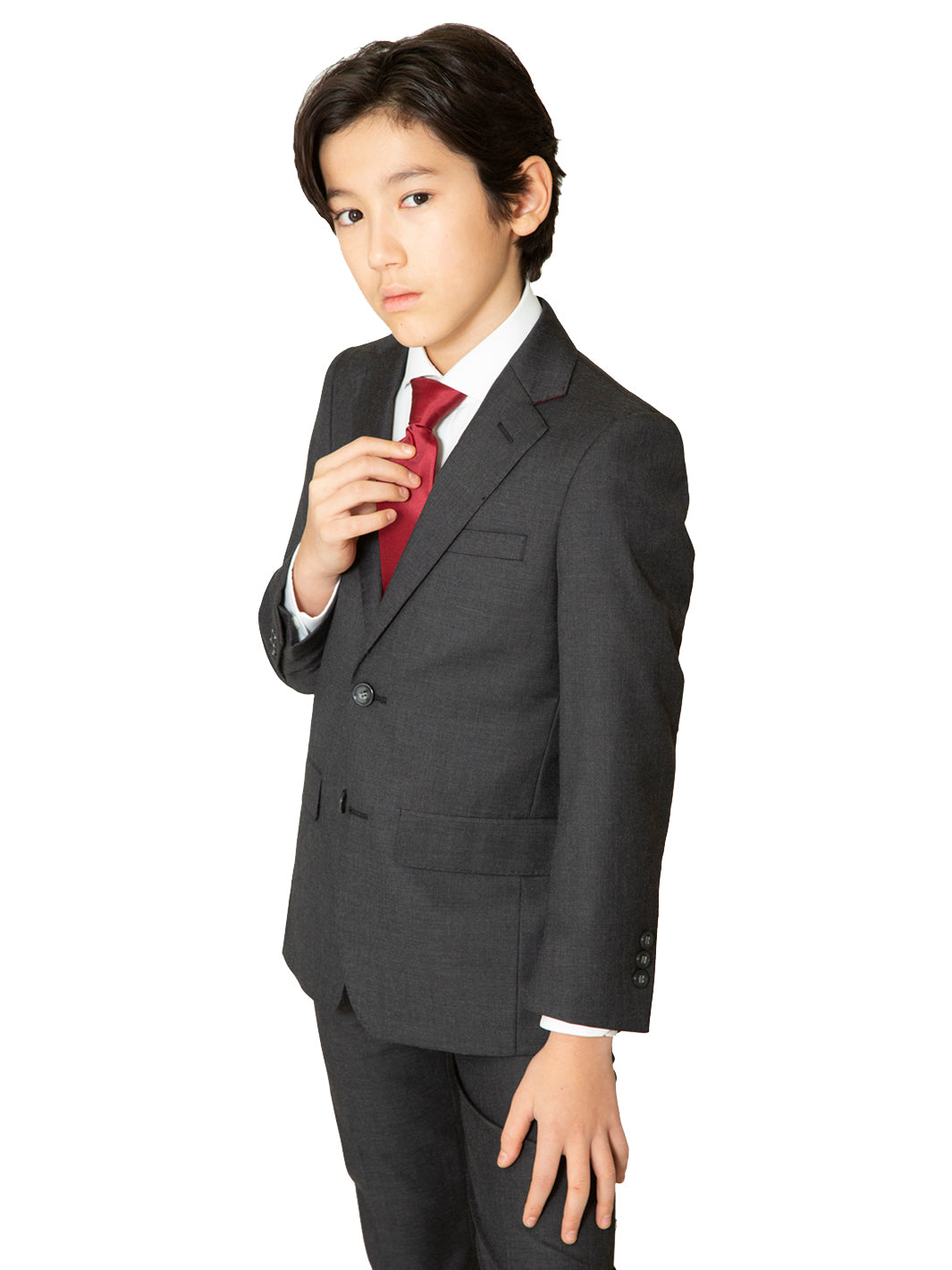 Boy's TR Suit Separate | Charcoal