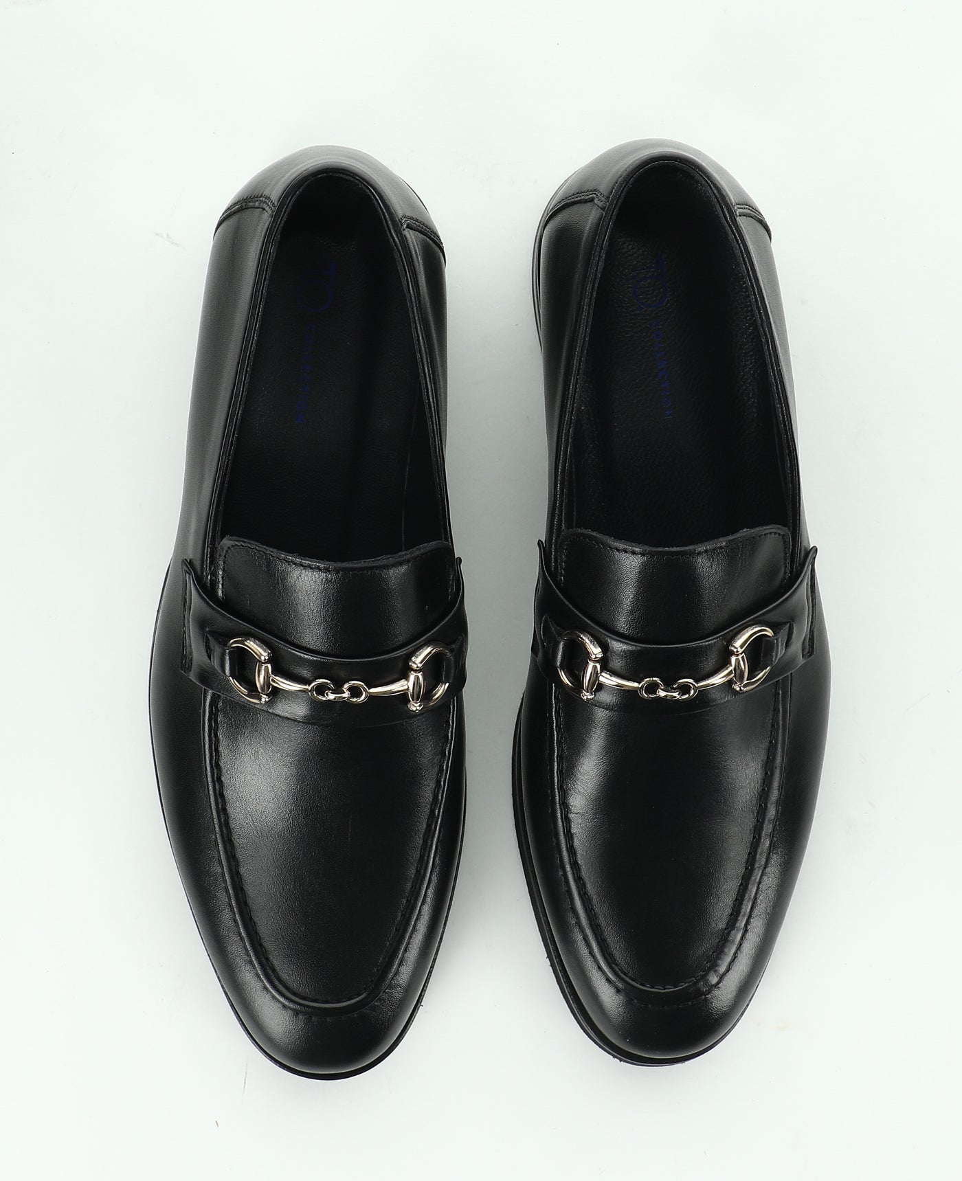 Classic Black Leather Men’s Bit Loafers Horsebit Loafer Black Calf main image 2