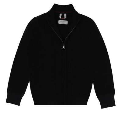 Bartorelli Napoli Merino Wool Boy's Full Zip Sweater