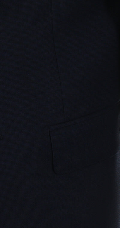 Boy's Centrion Fashion Wool Suit - Navy