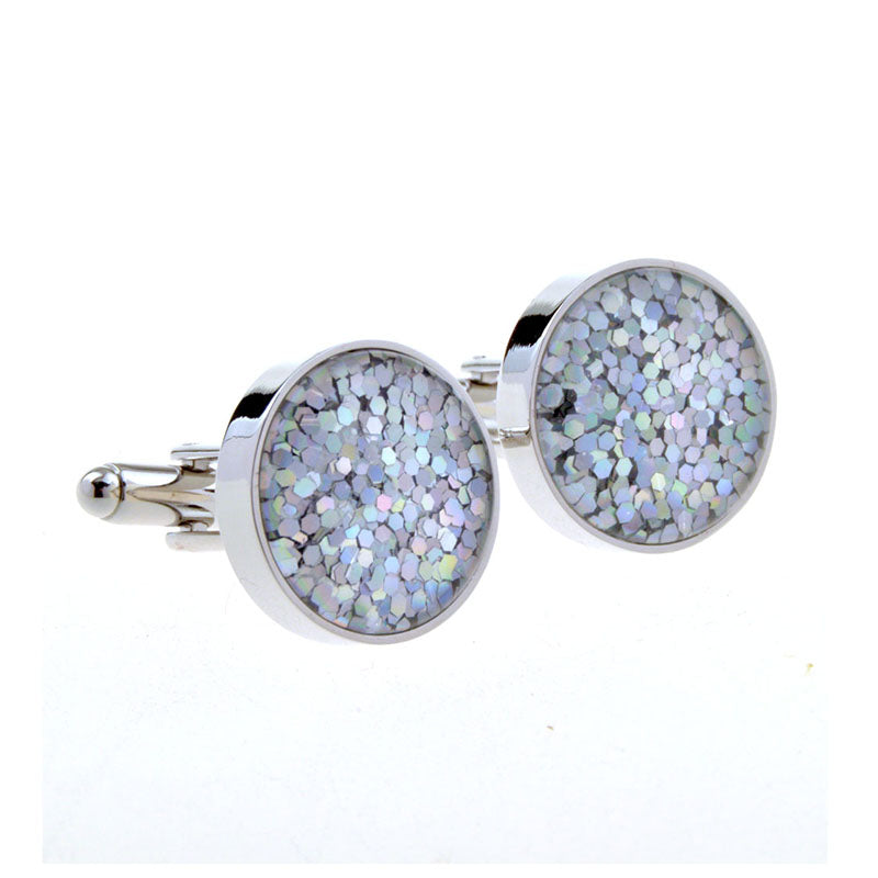 Tom Orr Silver Cufflinks - Silver Round