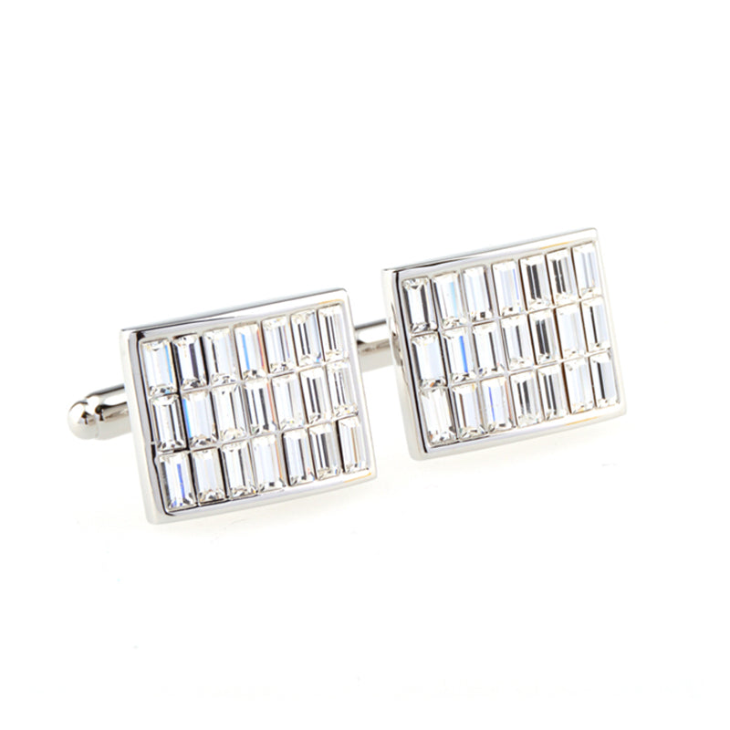 Tom Orr Silver Squared Cufflinks - Silver Squared