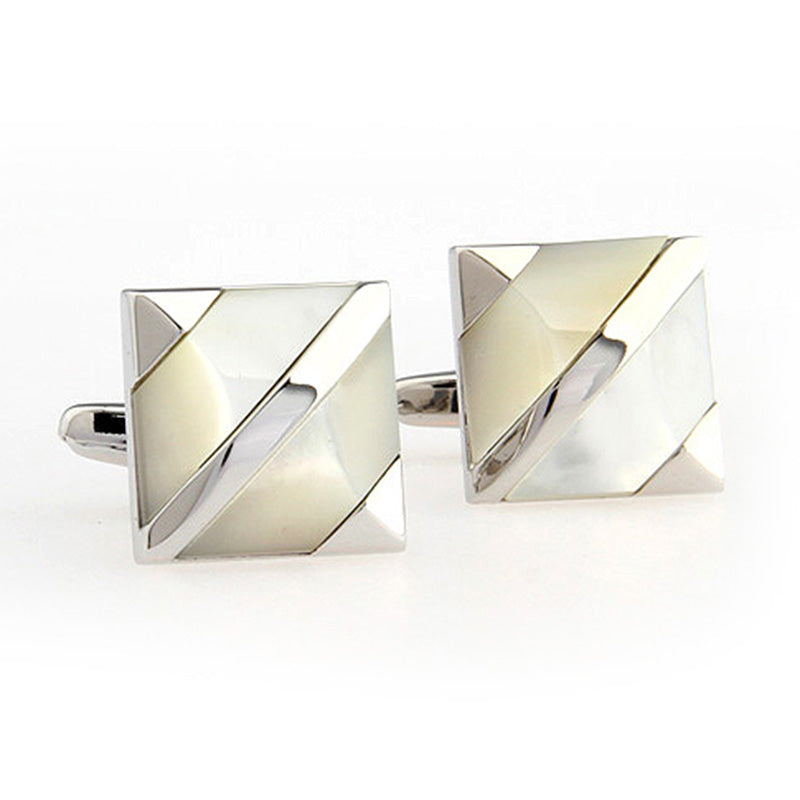 Tom Orr Silver Square Cufflinks - Silver