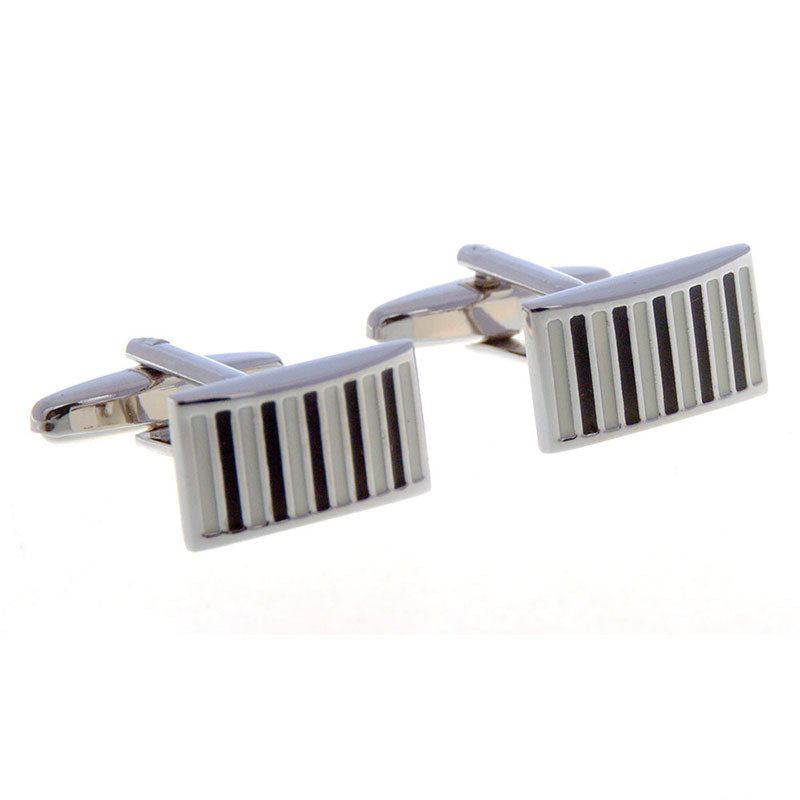 Tom Orr Silver Squared Cufflinks - Silver