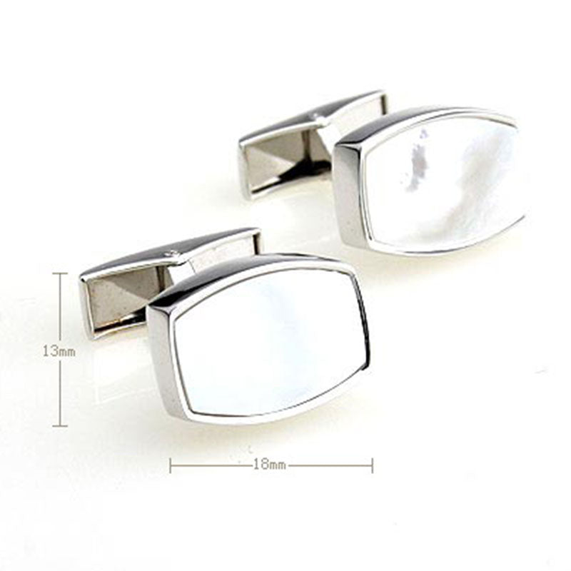 T.O. Collection Silver Square Cufflinks - Silver