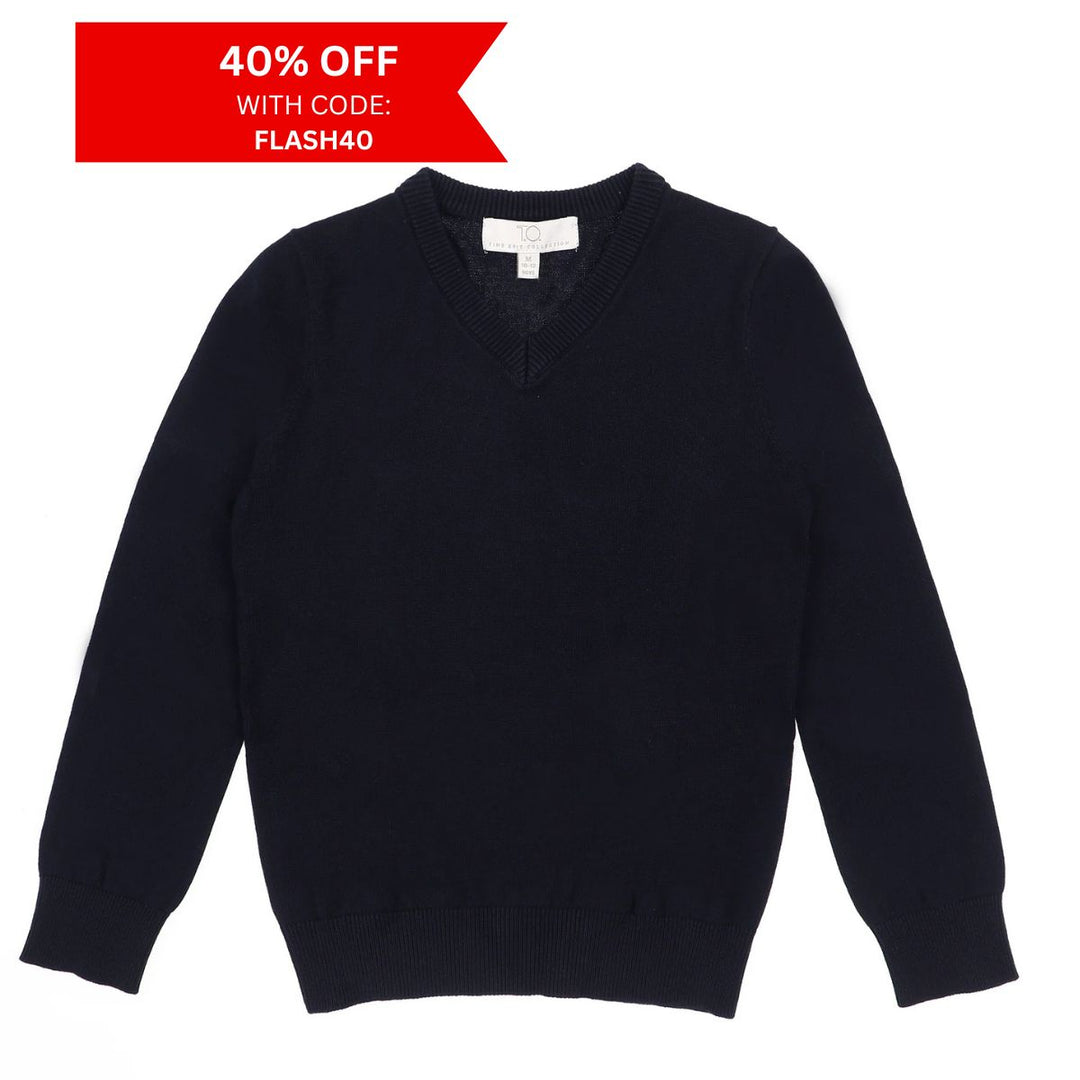 T.O. Collection Boy's V-Neck Sweater – The His Place