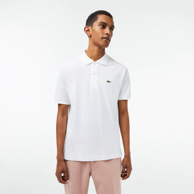 Mens Classic Fit Polo In White