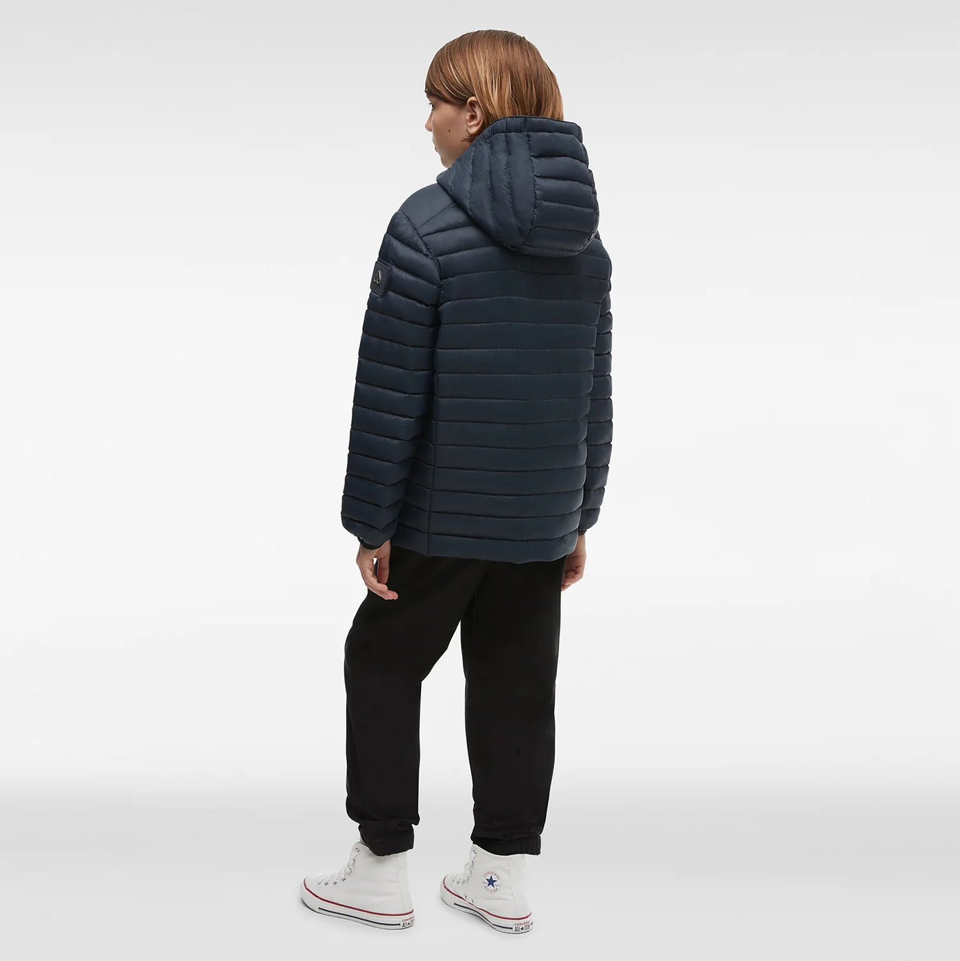 Boy's Moose Knuckles Air Down Bomber Jacket - Navy