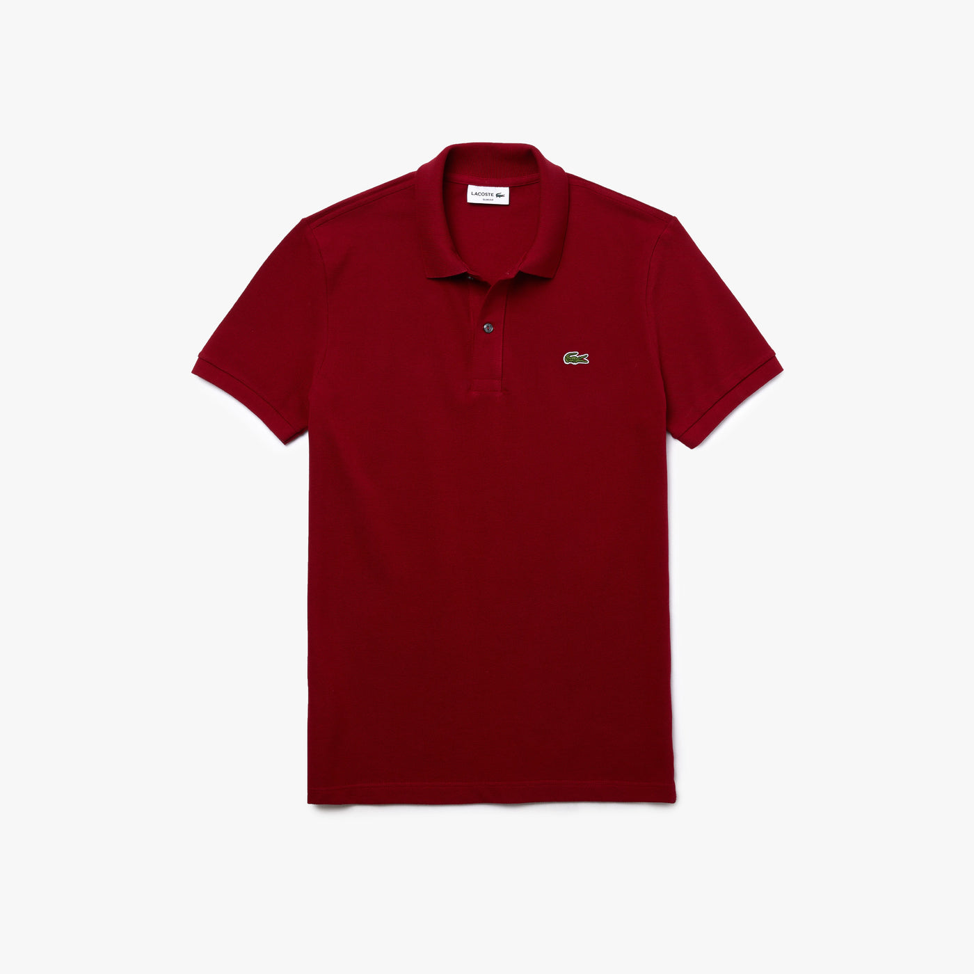 Men s Lacoste Slim Fit Polo Shirt Bordeaux The His Place
