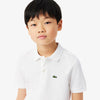 Lacoste Boys Slim Fit Polo Shirt - White