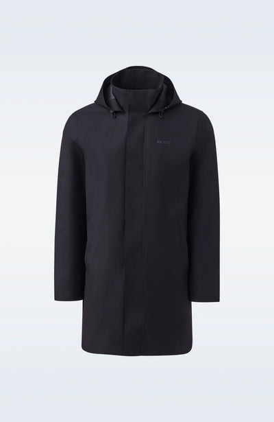 Men's Mackage Roland City Rain Coat - Black