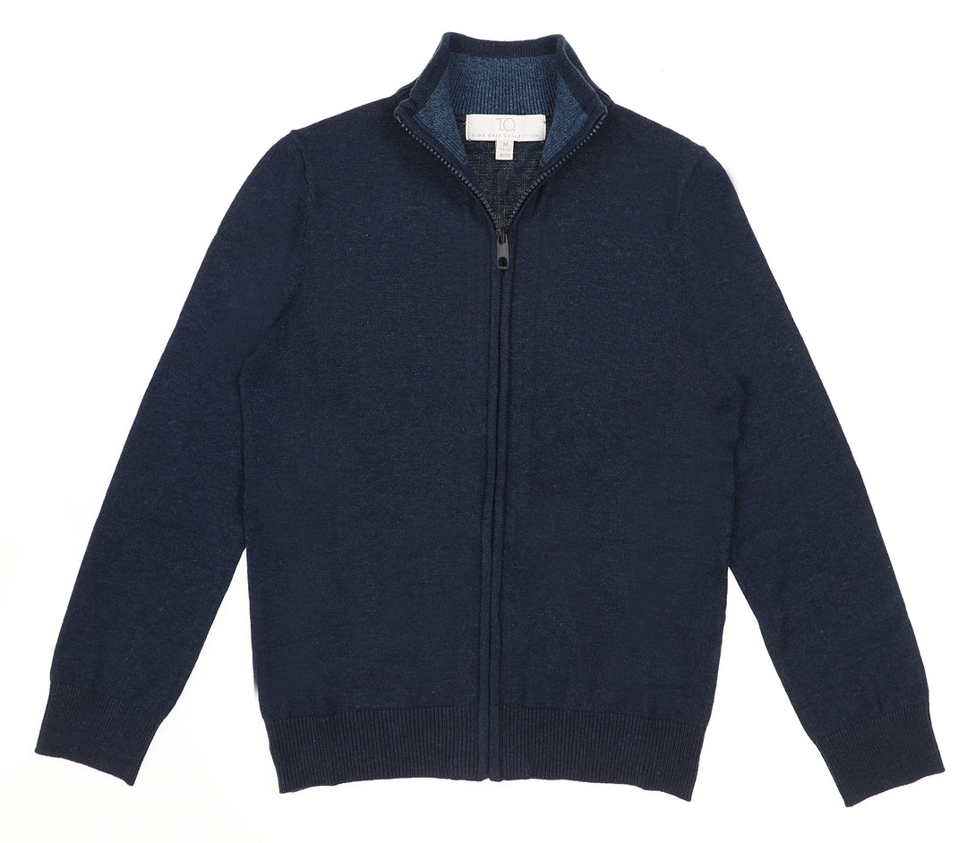 T.O. Collection Boy's Full Zip Sweater – The His Place