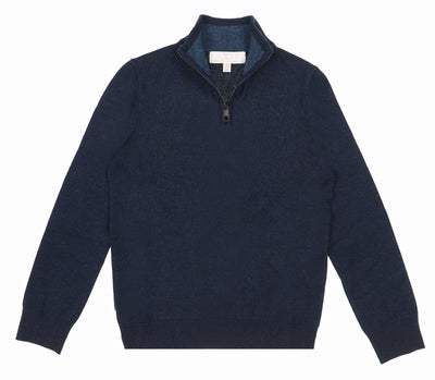 T.O. Collection Men's Quarter Zip Sweater