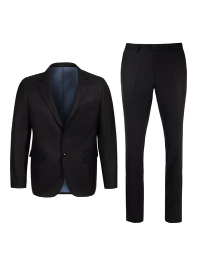 Men's Centrion Wool Suit Separate- Deep Black