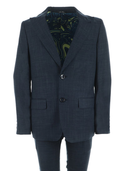 T.O. Boy's TR Notch Fashion Suit - Grey