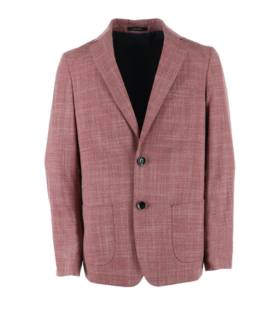 Boy's Fashion Patch Pocket Blazer - Coral