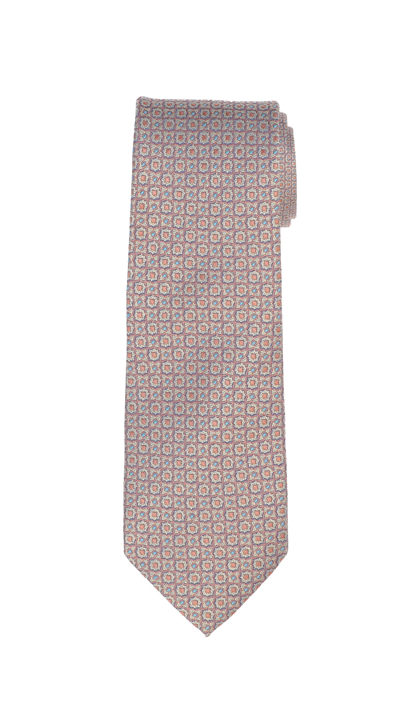 Boy's T.O. Collection Button Tie - Orange
