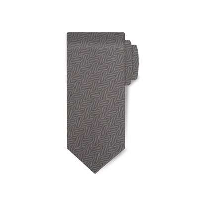 Titanium Mens Woven Violet Collection Tie