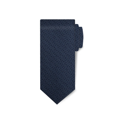 Titanium Mens Woven Violet Collection Tie