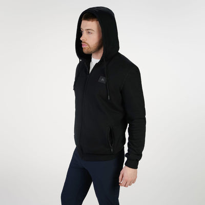 T.O. Collection Adult's Dulce Black X Style Hoodie with thumb hole -Black Fur