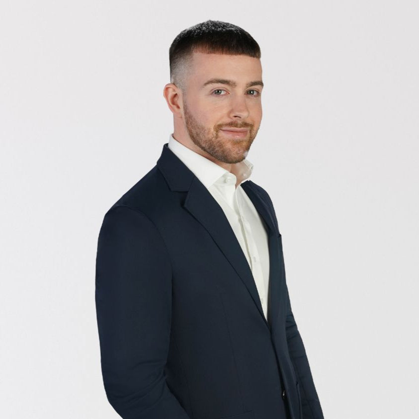 T.O Men's Patch Pocket Performance  Blazer Jacket - Navy