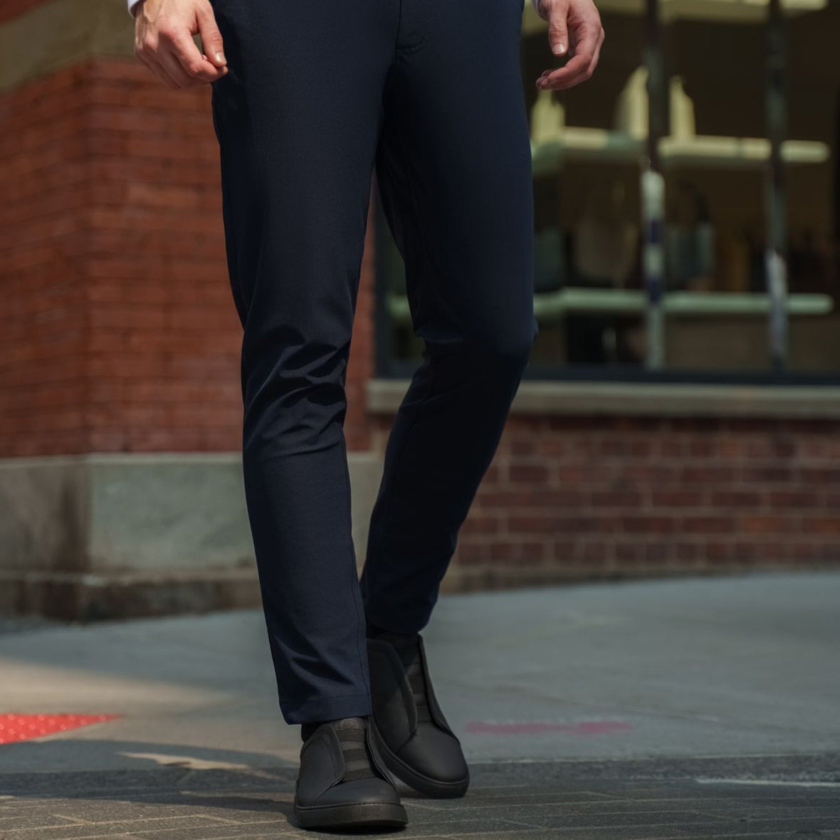 T.O. Boy's 5-Pocket Performance Pants - Navy