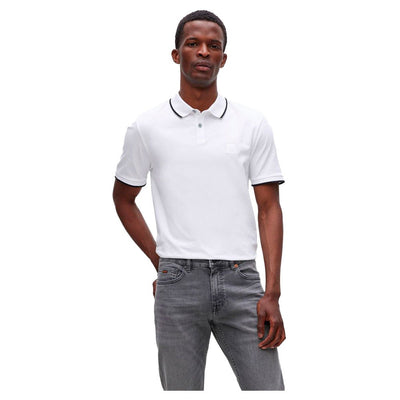 Men's Hugo Boss PasserTip Polo Shirt - White