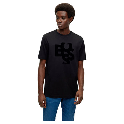 Men's Hugo Boss Tiburt 309 T-shirt - Black Logo