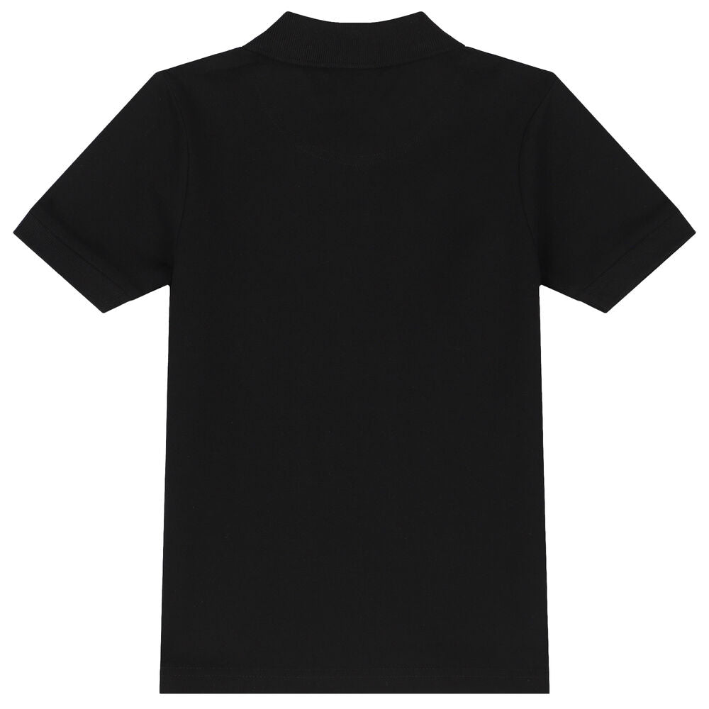 Boys Polo Shirt In Black