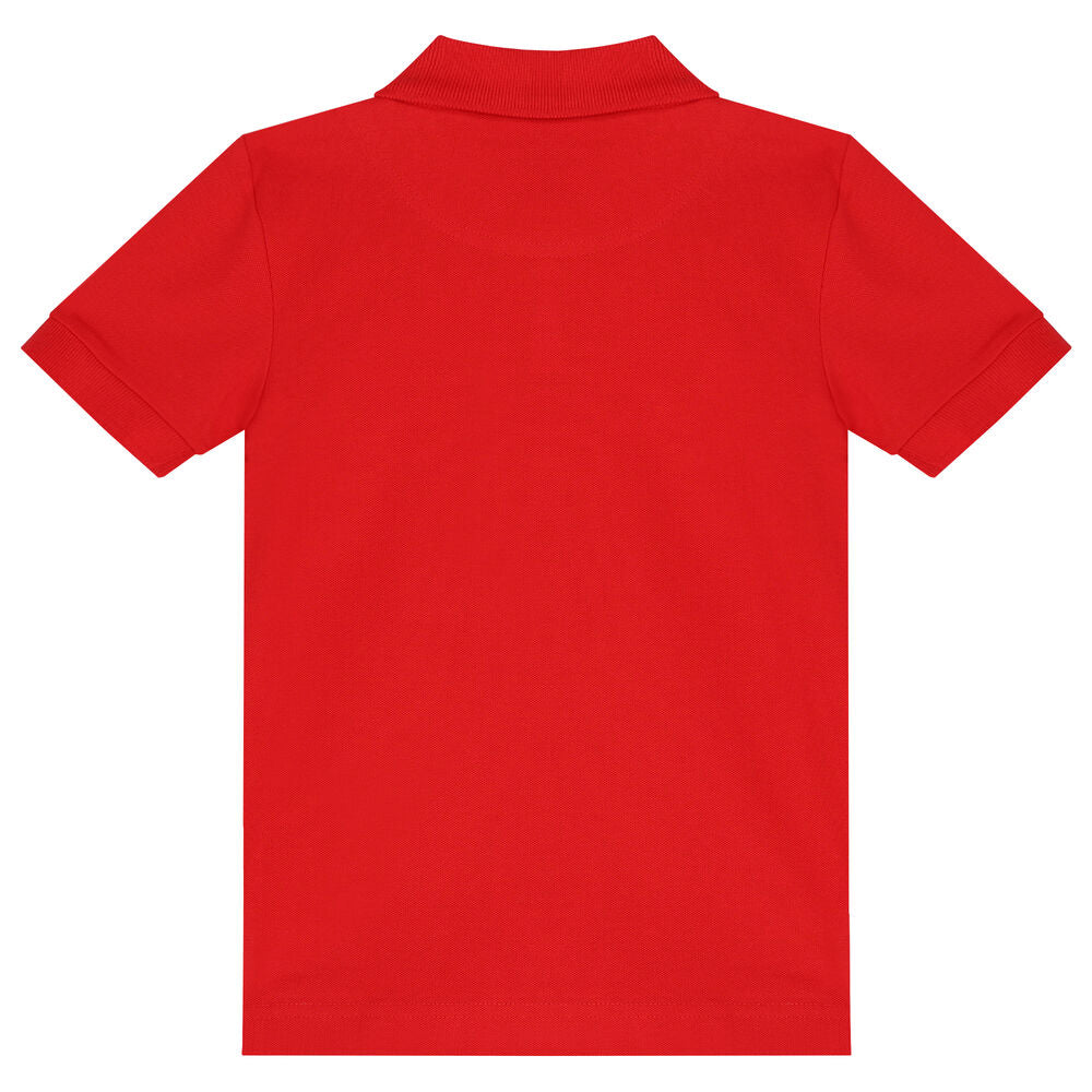 Boys Polo Shirt In Red