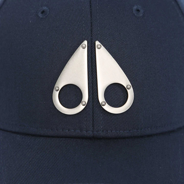 Moose Knuckles Fashion Logo Icon Cap - Navy