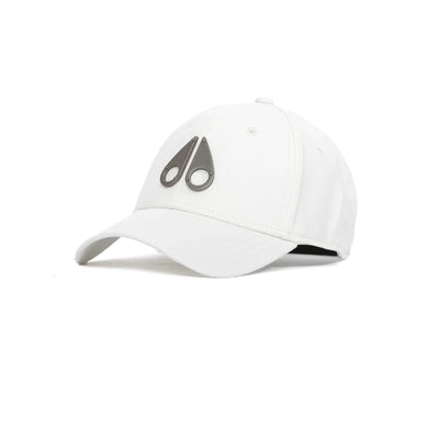 Moose Knuckles Fashion Logo Icon Cap - White