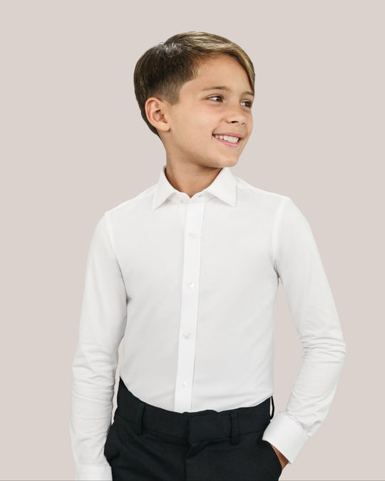 Boy's Gold Label SuperStretch Shirt Button Cuff / Slim / 20 Boy's Gold Label SuperStretch Shirt Button Cuff / Slim / 20