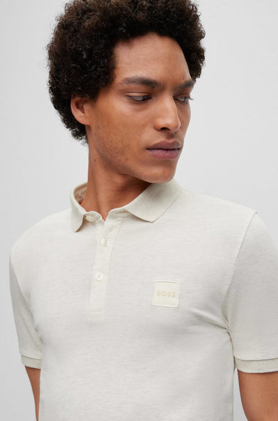 Men's Hugo Boss Passenger Polo Shirt - Light Beige