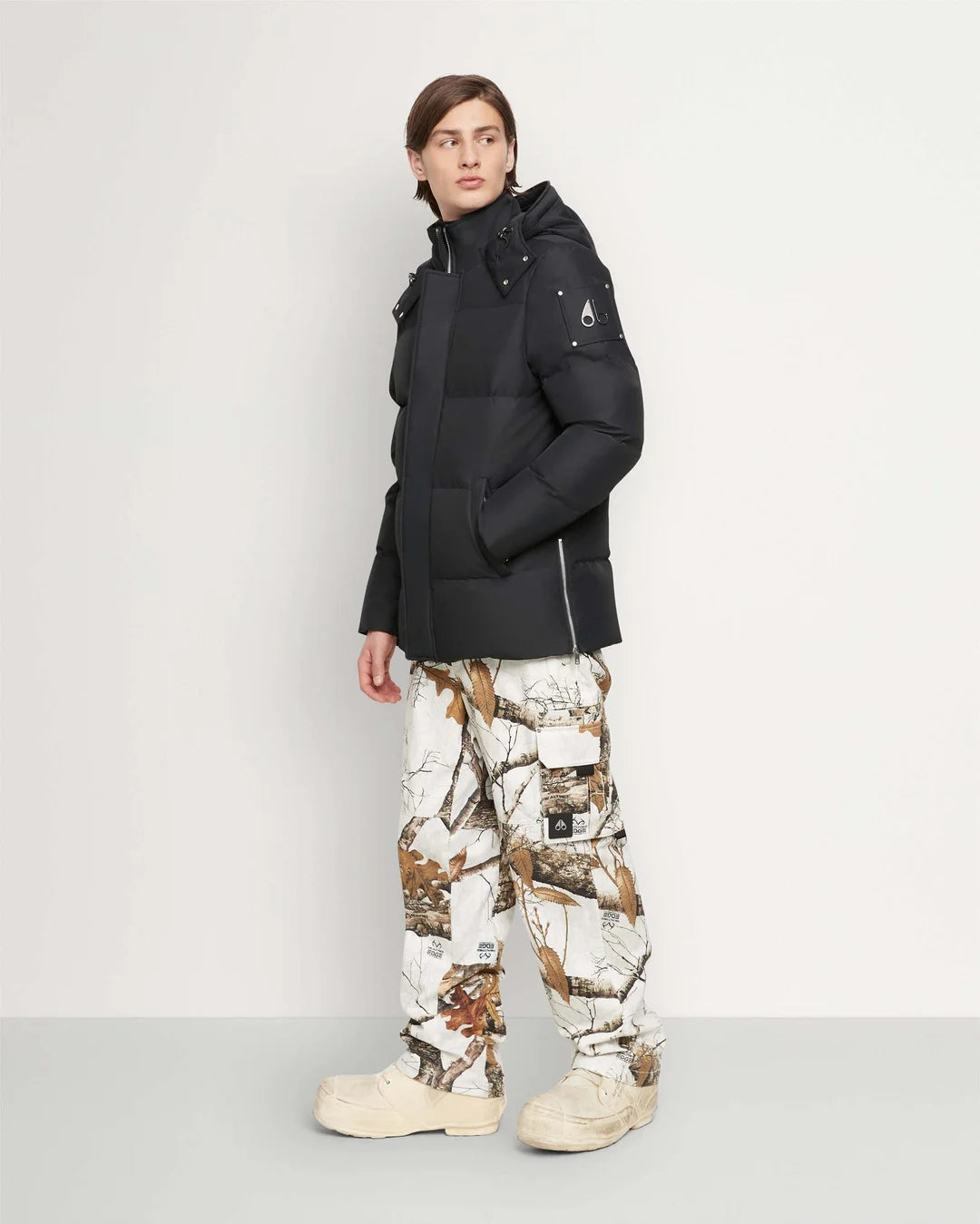 Men's Moose Knuckles Cloud 3Q Coat - Black – The His Place