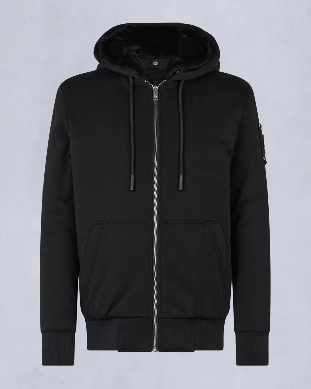 Men's Moose Knuckles Classic Bunny Hoodie Coat -Black – The