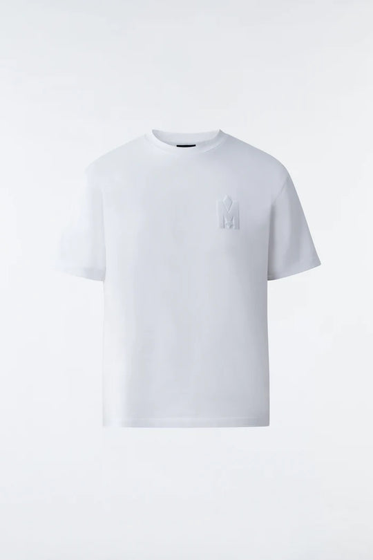 Tシャツ・カットソー Mackage SS25 'Tee-R' T-shirt (TEER C0001) Tee-R, tee-shirt with mackage silicone logo | Mackage® US