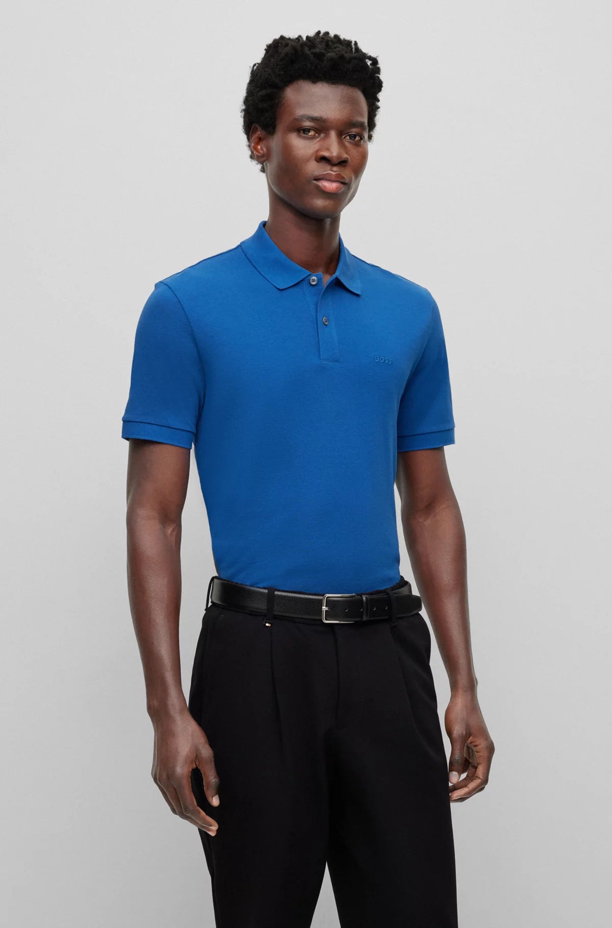 Men's Hugo Boss Pallas Polo Shirt - Blue
